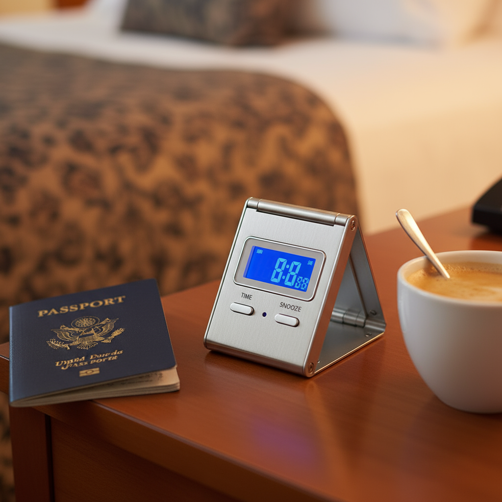 Portable Travel Alarm Clock